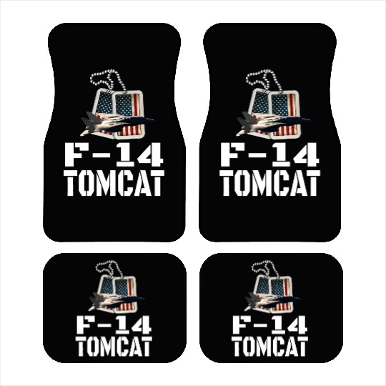 F 14 Tomcat US Flag Car Mats
