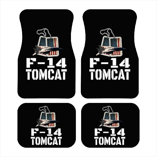 F 14 Tomcat US Flag Car Mats