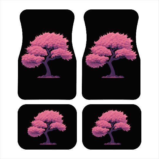 Blooming Sakura tree Car Mats