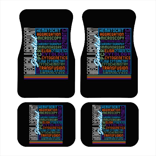 Science Car Mats, Medical Laboratory Car Mats, Medicine