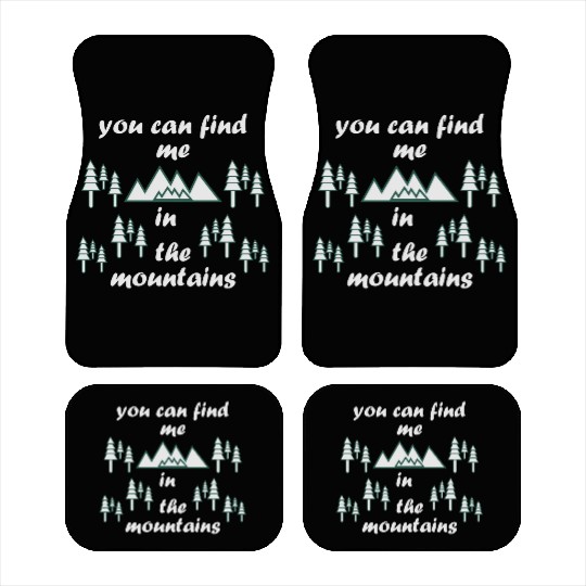 Take a Hike, Hiking Lover, Adventure, Nature. Car Mats
