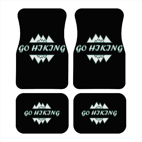 Take a Hike, Hiking Lover, Adventure, Nature. Car Mats
