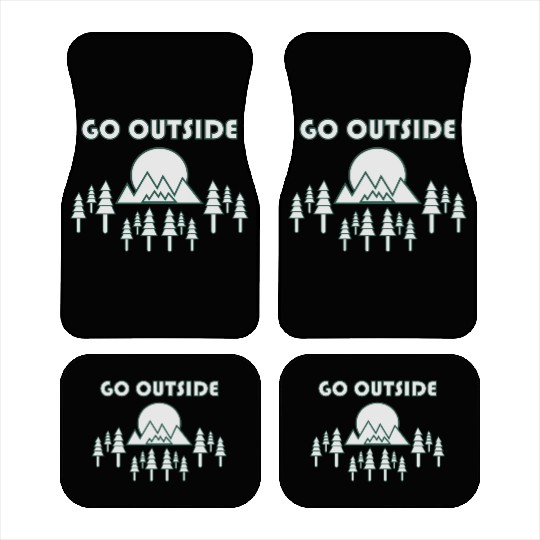 Take a Hike, Hiking Lover, Adventure, Nature. Car Mats