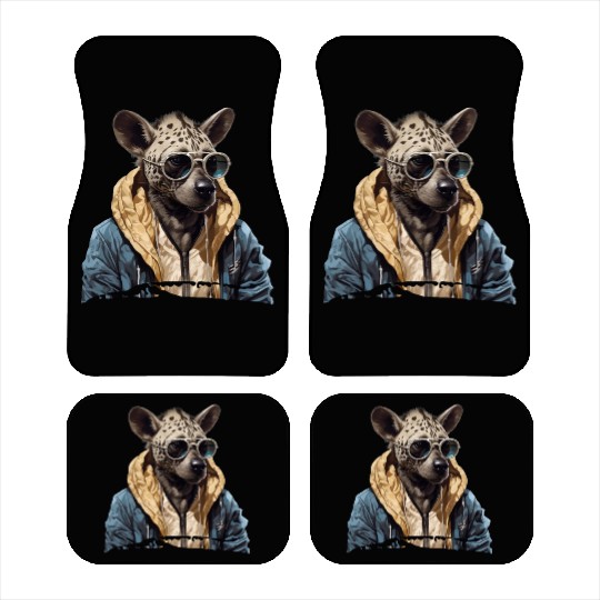 Street Style Spotted Hyena | Hyena Lovers Car Mats