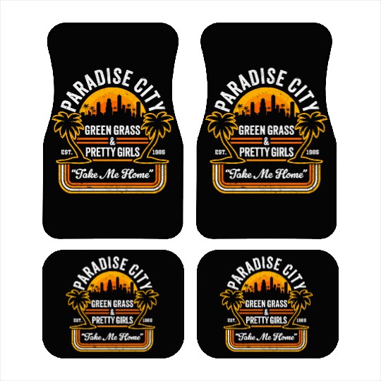 Funny 80's Classic Rock Parody: Paradise City Car Mats