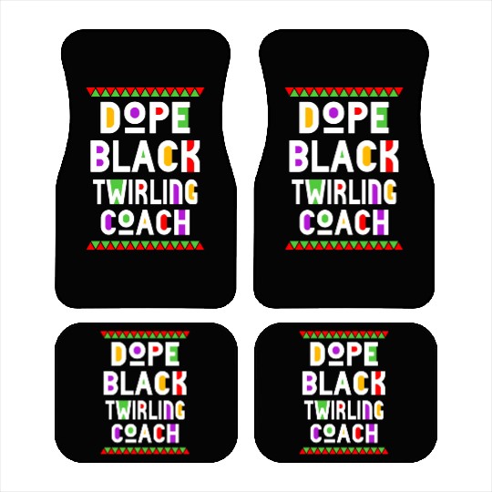 Dope Black Twirling Coach Car Mats