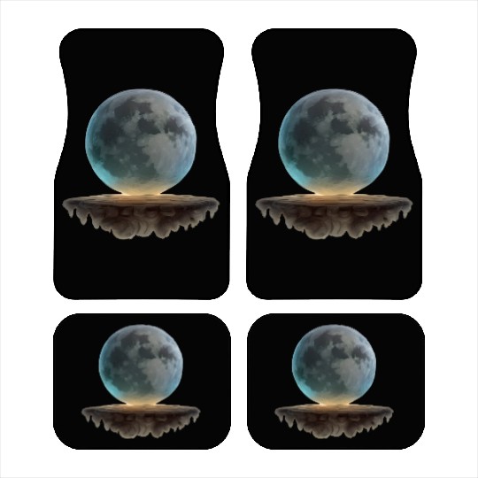 3 Dimensional (3D) Full Moon and Floating Island Car Mats