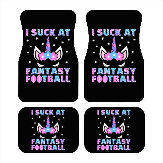 I Suck at Fantasy Football Loser Punishment Funny Car Mats