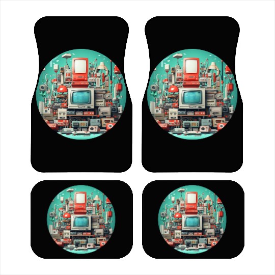 Retro Gaming Magic: Unleash the 8-Bit Nostalgia! Car Mats