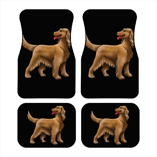 Dog Irish Setter Red Car Mats