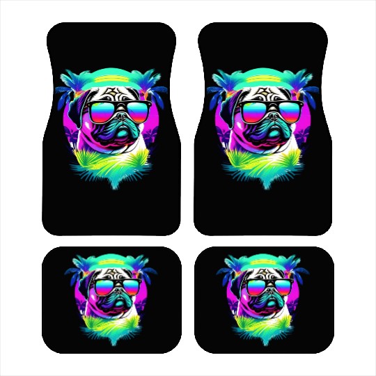 Pug Car Mats