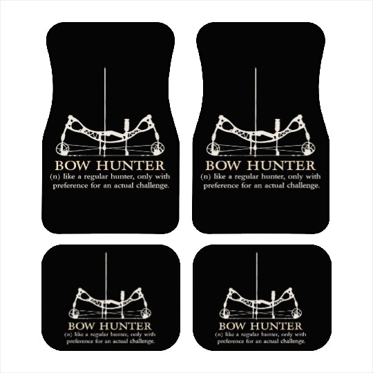 Love Outdoor Hunting Bow Hunter Definition Archery Car Mats