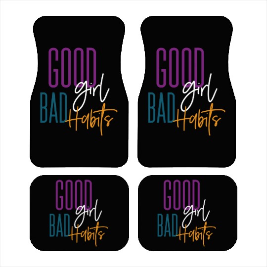 Ggt Black Bad Habits cy Friend Brunch Weekend Car Mats
