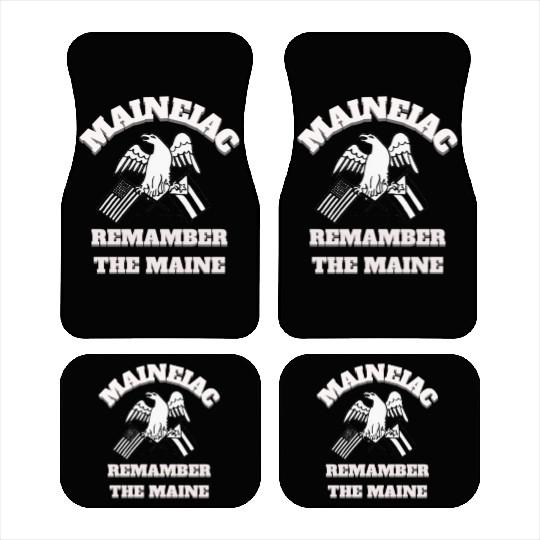 Maineiac Remamber Car Mats State of Maine Car Mats