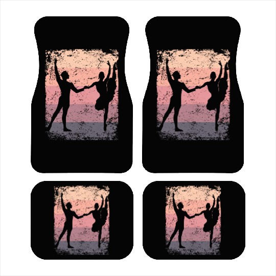 Ballet Dance Couple Vintage Ballerina Car Mats