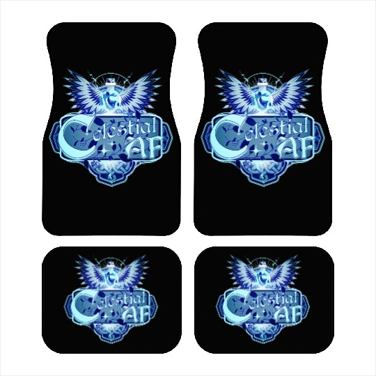 Celestial AF Healing Potion and Angel Wings Car Mats