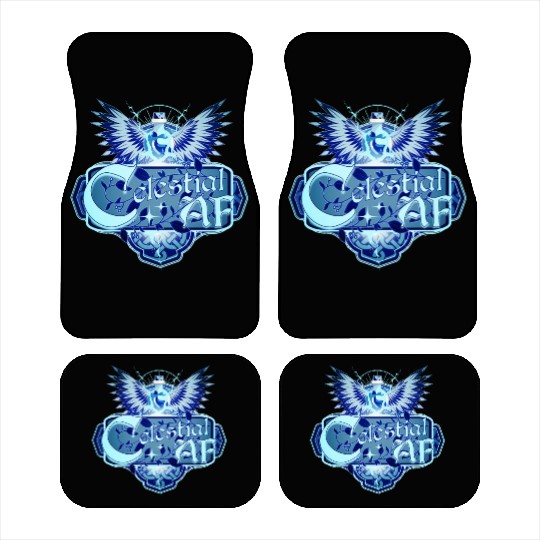 Celestial AF Healing Potion and Angel Wings Car Mats
