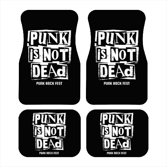 punk rock music dead Car Mats