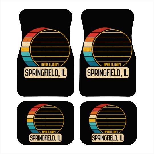 Total Solar Eclipse Illinois Springfield EclipseSp Car Mats