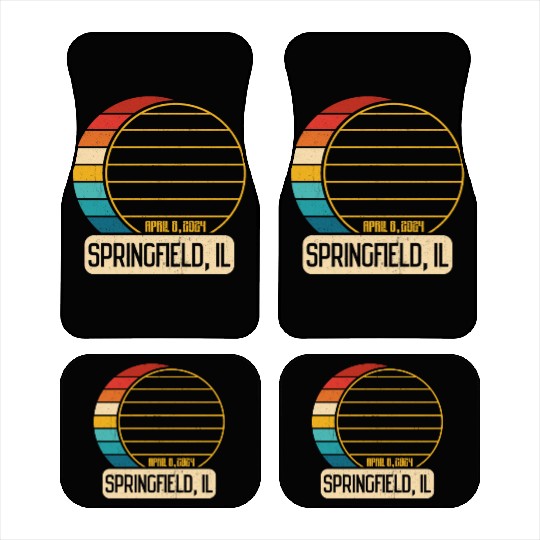 Total Solar Eclipse Illinois Springfield EclipseSp Car Mats