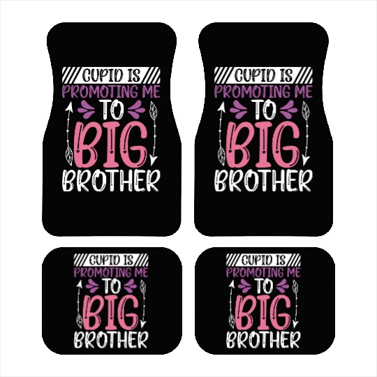 Valentine Pregnancy Announcement Big Brother Cupid Car Mats
