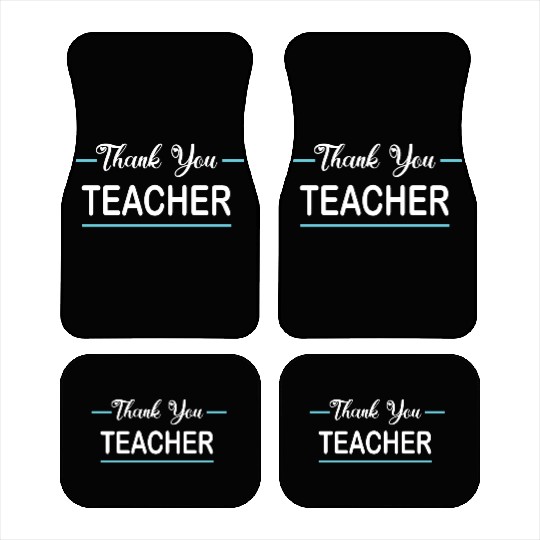 Thank You Teacher Car Mats