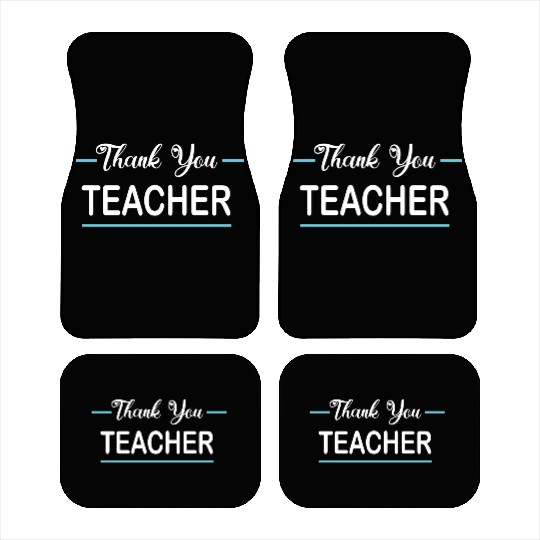Thank You Teacher Car Mats