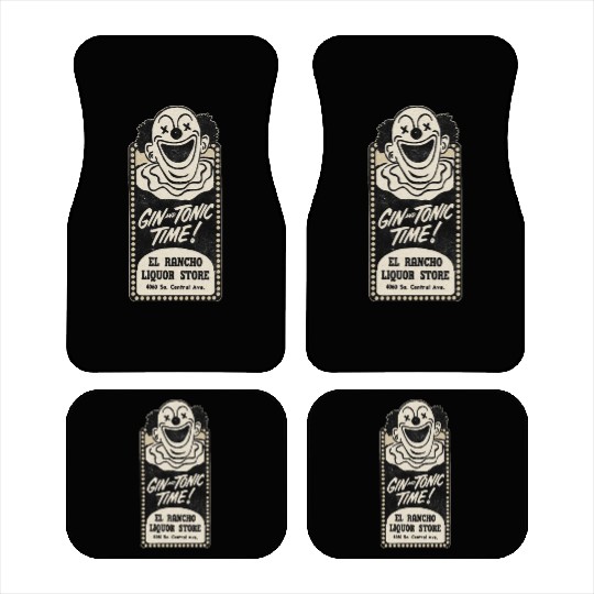 Vintage Clown Liquor Store South Central Car Mats