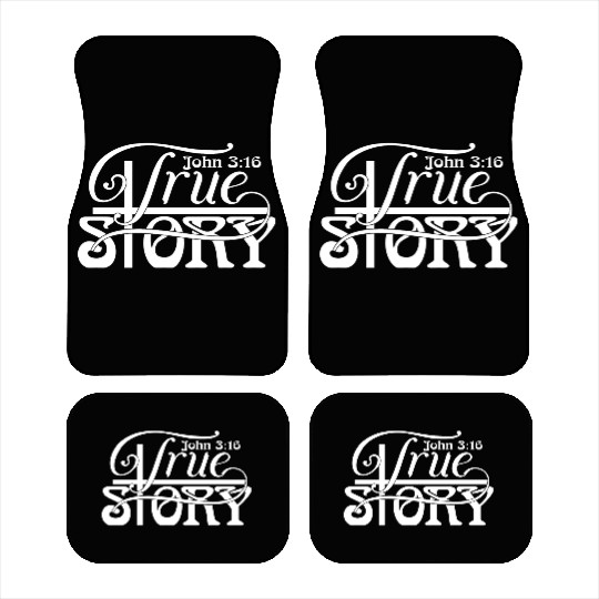 John 3:16 a True Story Love Jesus Christian Car Mats