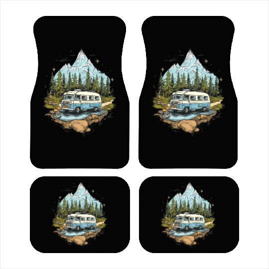camping, nature, independent, gift Car Mats