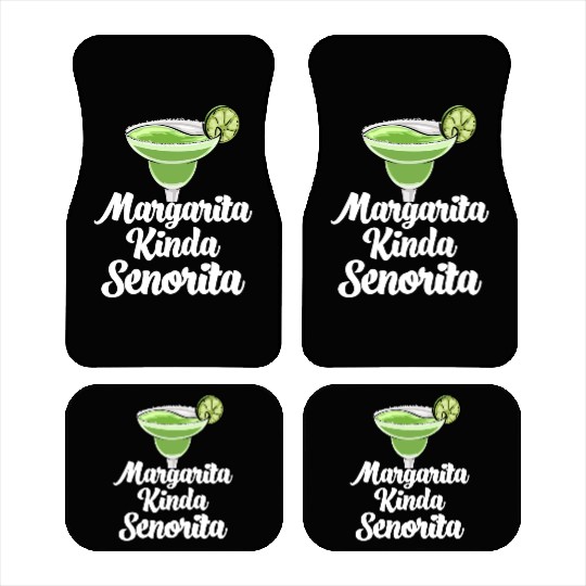 Margarita Kinda Senorita Car Mats