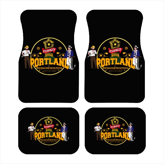Portland - State of Maine Car Mats