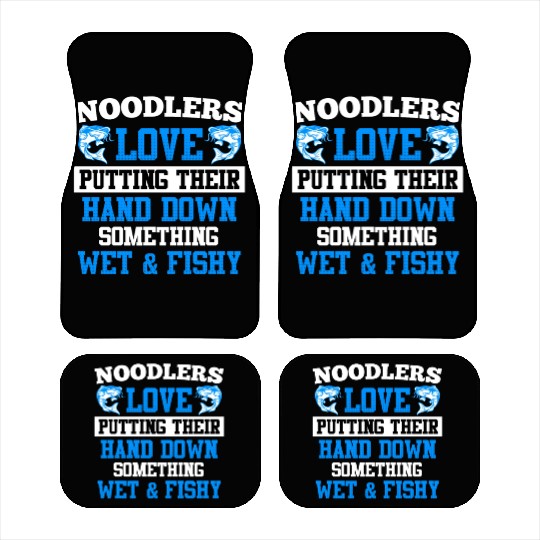 Noodler Love putting their Hand Catfish Fishing Car Mats