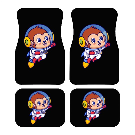 Flying Monkey Astronaut Car Mats