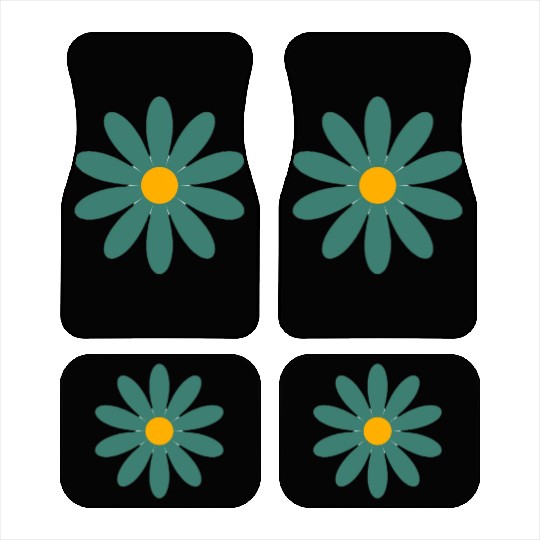 green daisy Car Mats