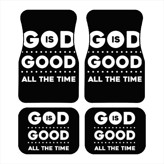 God Is Good Love Jesus Christian Christmas Car Mats