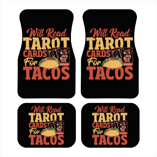 Tarot Card Reader Will Read Tarot Cards For Tacos Car Mats