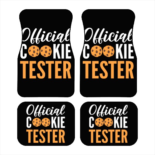 Official Cookie Tester Chef or Baker Gift Car Mats
