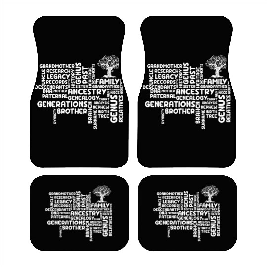 Genealogy Grandmother Ancestry Generation Car Mats