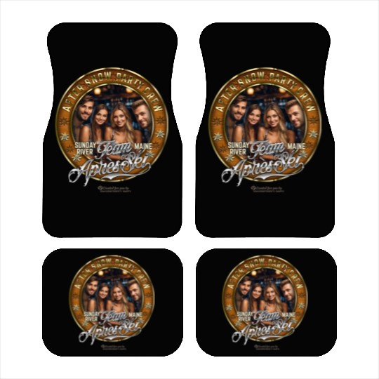 Sunday River Ski Resort Maine Après Ski Design Car Mats