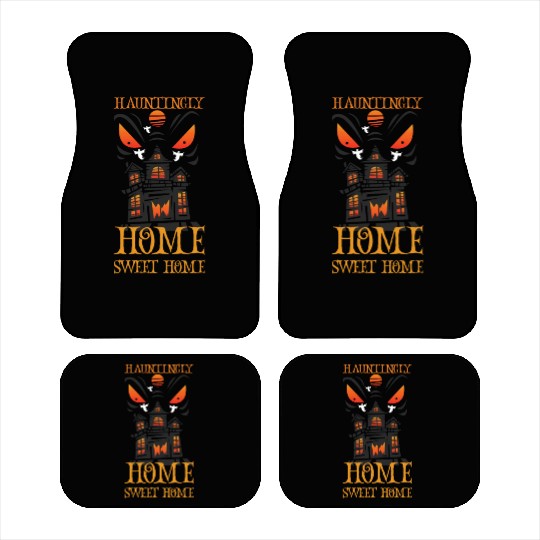 Horror Paranormal Haunted House Spooky Halloween Car Mats