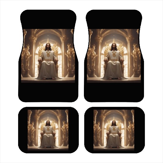 Jesus is king Car Mats
