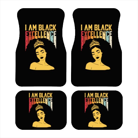 I Am Black History Month African American For Car Mats