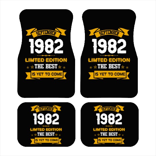 September 1982 Birthday Surprise Car Mats