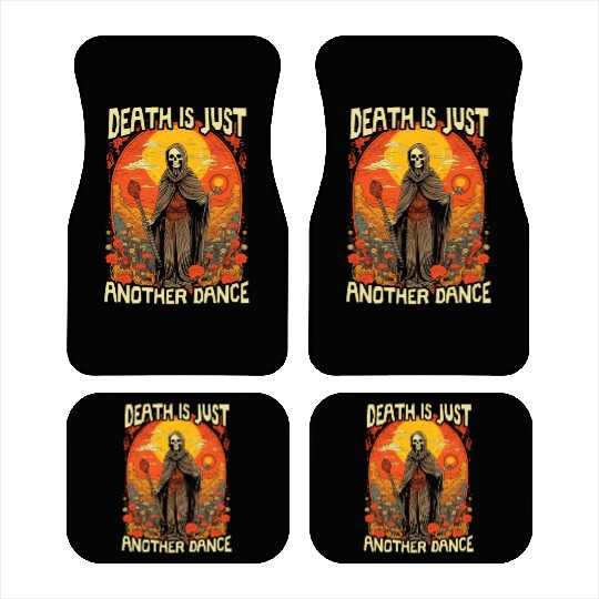 Dia De Los Muertos Sugar Skull Mexican Holiday Car Mats