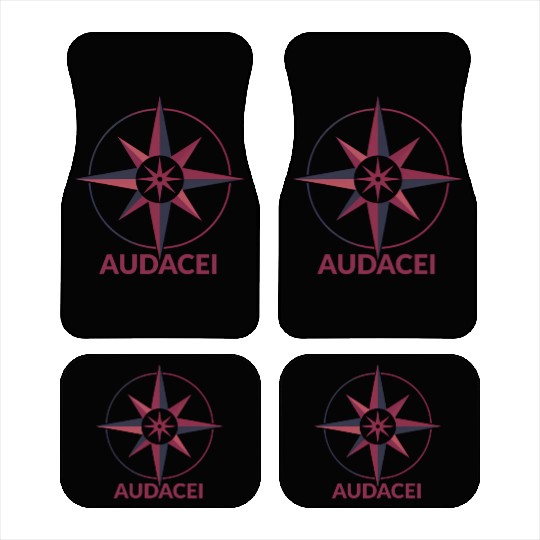 Courageous Evolution: Audacei Color Logo Car Mats