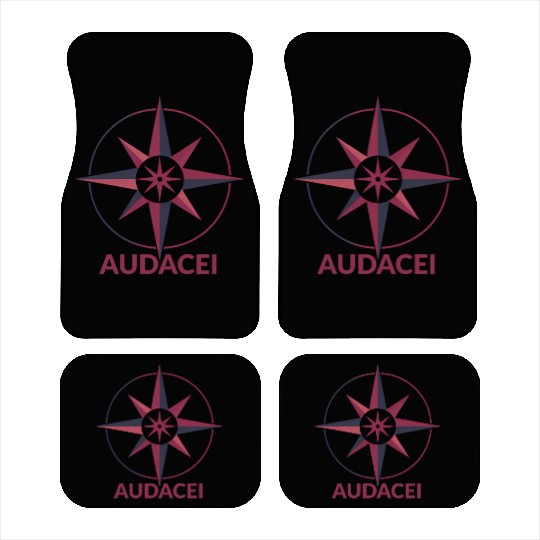 Courageous Evolution: Audacei Color Logo Car Mats
