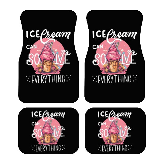 Ice cream can solve everything. Car Mats