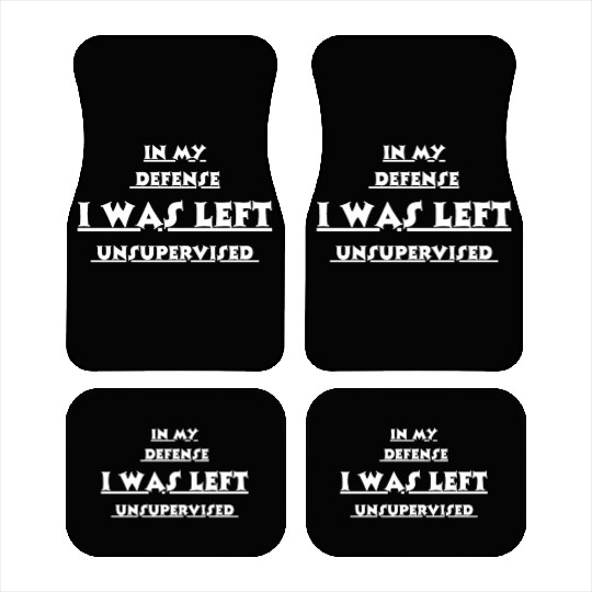 In My Defense Unsupervised Car Mats