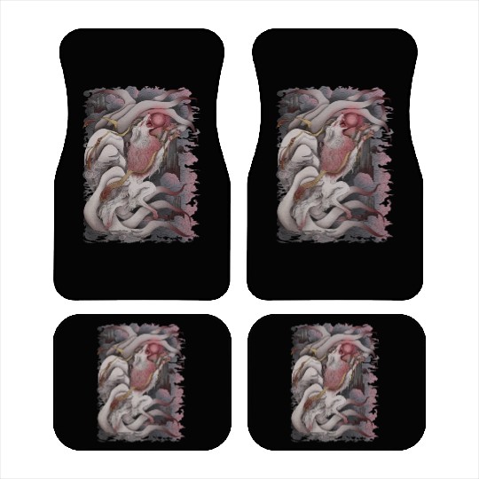 Kitsune Blood Moon Car Mats
